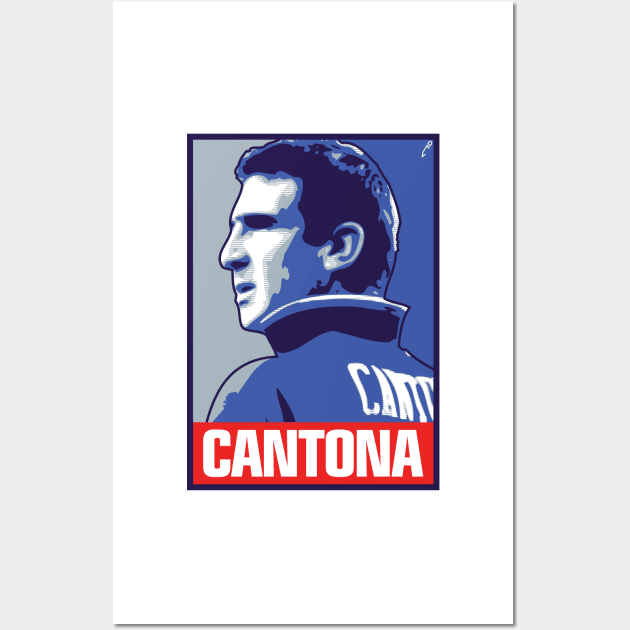 Cantona - FRANCE Wall Art by DAFTFISH